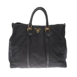 Prada Handbag Hardware Nylon 2way Bag Black - image 1